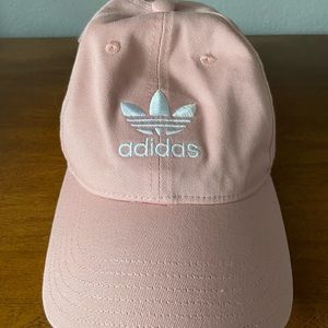 Light pink adidas hat
